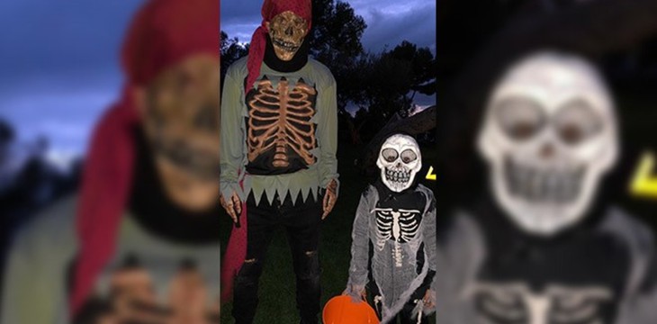 Messi và Ronaldo từng có những màn hóa trang kinh dị trong dịp Halloween