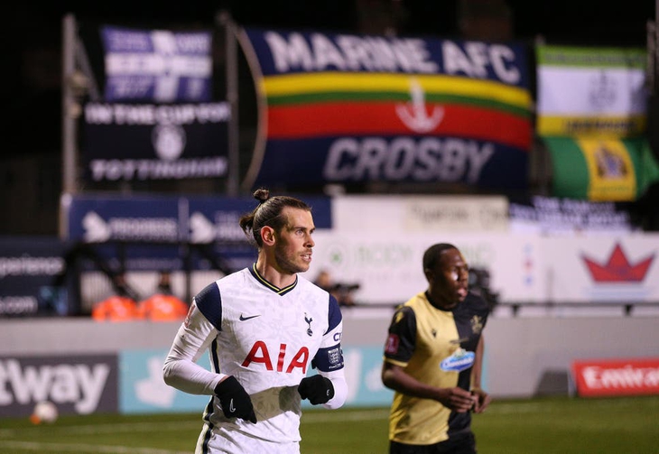 Cuối cùng, đã không có câu chuyện cổ tích nào cho Marine, khi đội này thua Tottenham 0-5. Ảnh: Mirror.