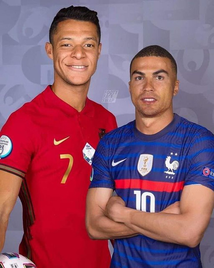 Mbappe quả là biết cách an ủi thần tượng Ronaldo, khi cùng nhau rời Euro 2020 sớm.