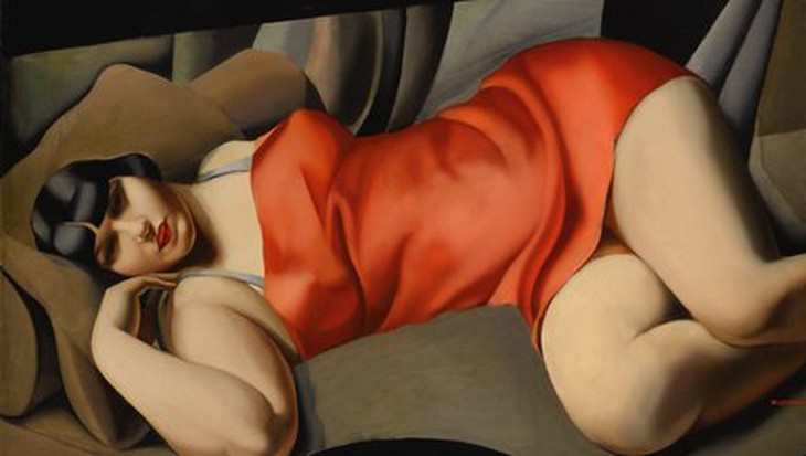 La Tunique Rose, vẽ năm 1927, sơn dầu trên canvas, khổ 72,6 x 116,3cm, giá 13.362.500 USD