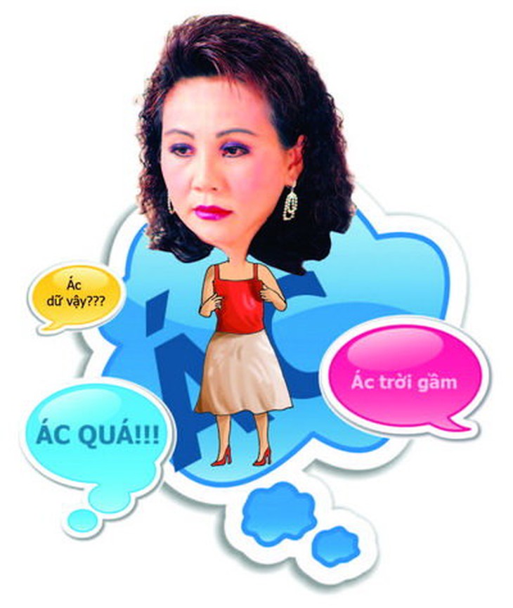 Hoàng Lan: 'Xấu, đóng vai ác là tui nè'
