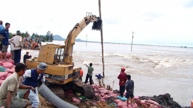 Hơn 1.000ha lúa hè thu 2026 ngoài đê ở An Giang có nguy cơ bị ngập nước - Ảnh 2.