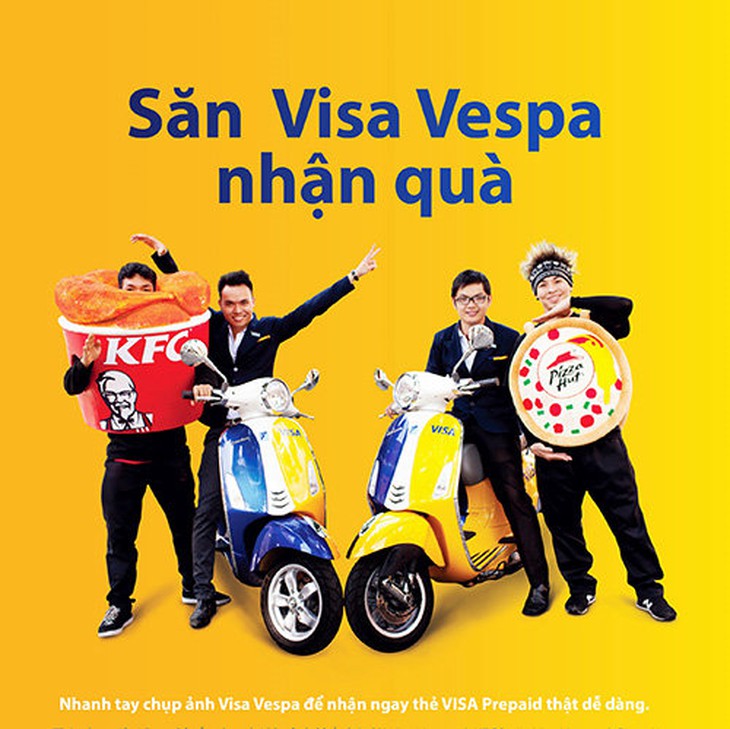 ​“Săn” ảnh VISA Vespa, nhận quà shopping thả ga!