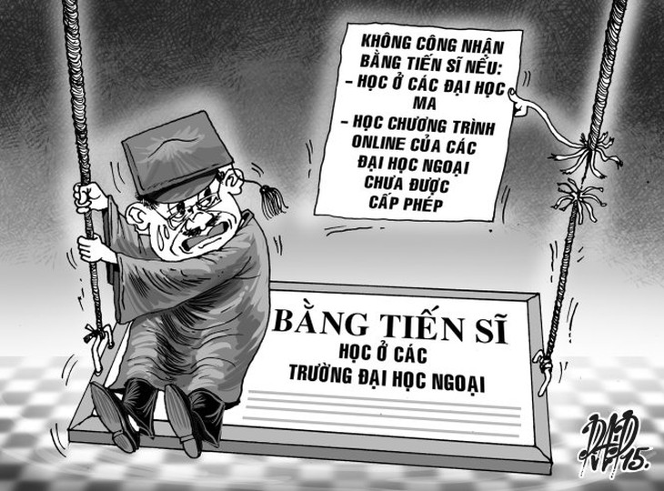 ​Giảng viên đại học xài bằng tiến sĩ “ma”