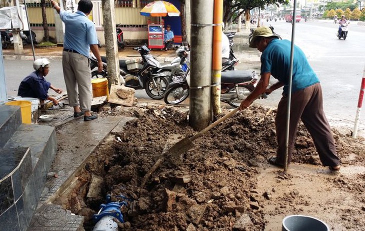 Công ty cấp thoát nước xin lỗi chi nhánh Viettel Kiên Giang