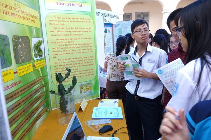 Ra mắt CLB "khơi nguồn sáng tạo", trường mong nhiều học sinh "viết tiếp ước mơ" khám phá không gian - Ảnh 4.