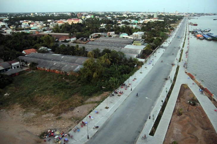 Ngắm tuyến đường ven sông Tiền tuyệt đẹp từ hình ảnh flycam - Ảnh 7.
