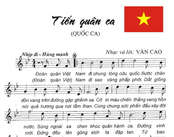 Gia đình nhạc sĩ Văn Cao hiến tặng ca khúc Tiến quân ca