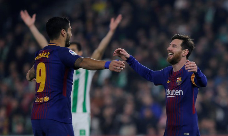 ​Bùng nổ trong hiệp hai, Barca đè bẹp Real Betis