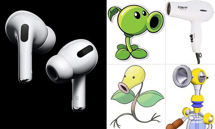 Ảnh chế tai nghe Airpods Pro lan truyền trên Twitter.