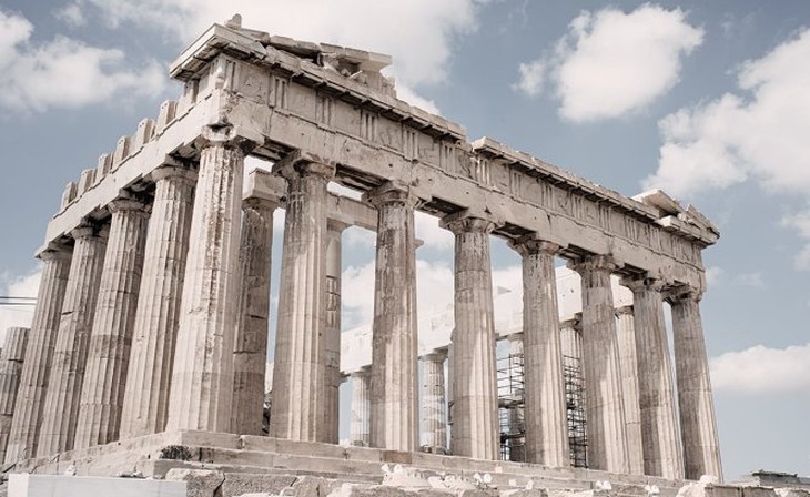 Bên ngoài đền Parthenon ngày nay. Ảnh: athen.liebieghaus.de