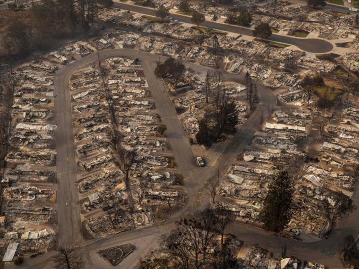 Cháy rừng đã thiêu rụi một phần bang Oregon. Ảnh: Getty Images