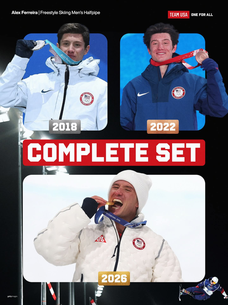 Lấy Messi làm động lực, vận động viên người Mỹ hoàn tất bộ sưu tập huy chương môn trượt tuyết tự do- Ảnh 1.