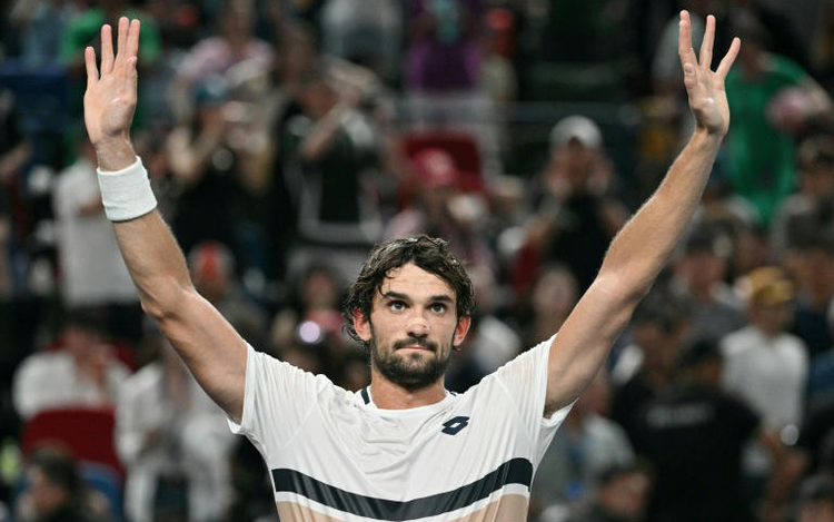 Qualifier Vacherot ousts ailing Djokovic, sets up Shanghai final with cousin