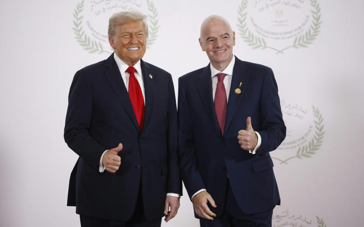 Trump says FIFA chief would back moving World Cup games