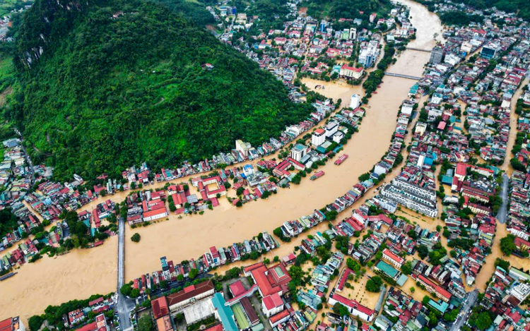Several parts of Vietnam’s Tuyen Quang Province submerged in historic flood
