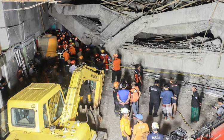 Indonesia school collapse death toll rises to 36, search for bodies continues