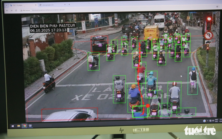 31 AI cameras in Ho Chi Minh City detect traffic violations with high precision