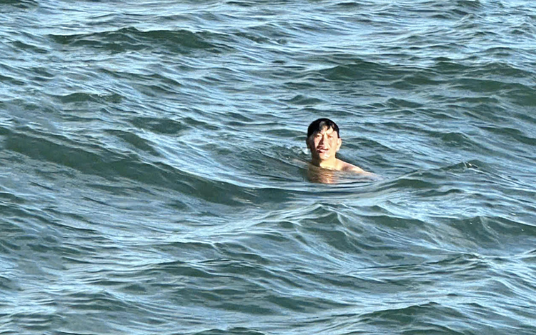 What strength saved 3 men adrift at sea for 2 days in Vietnam? 
