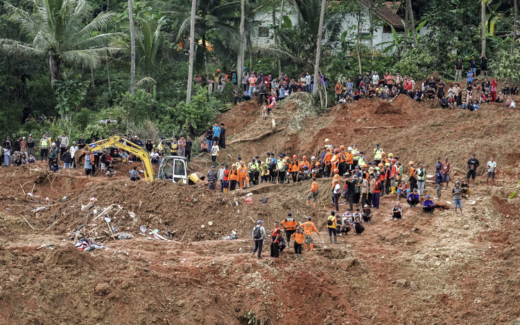 Landslides in Indonesia's Central Java kill at least 18; dozens missing
