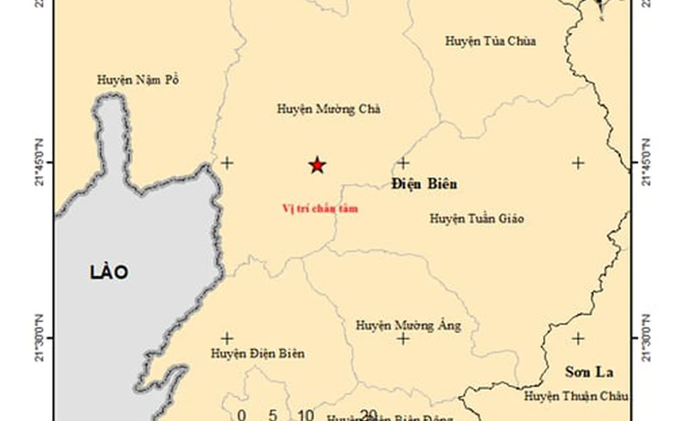 Magnitude-5 earthquake strikes northern Vietnam