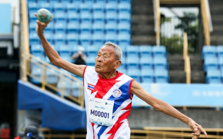 Thai athlete, 105, unrivalled but not lonely at World Masters Games