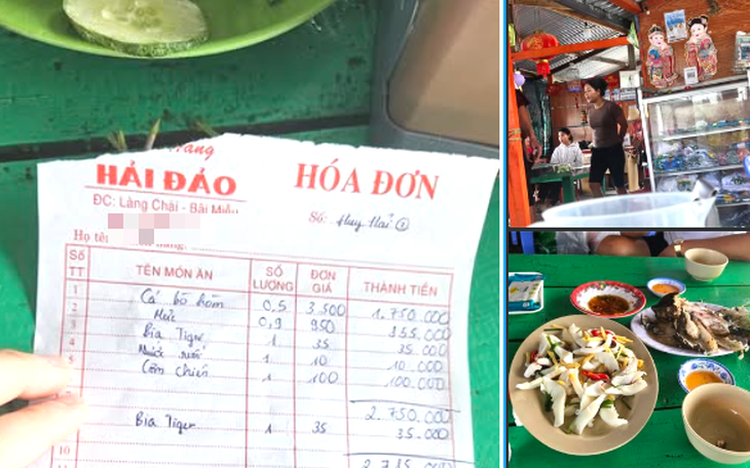 Nha Trang authorities investigate tourist complaint over overpriced seafood bill