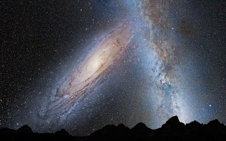 Study sees lower chances of Milky Way crashing into Andromeda galaxy