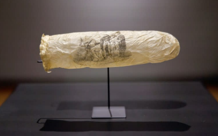 Dutch museum rolls out 200-year-old condom
