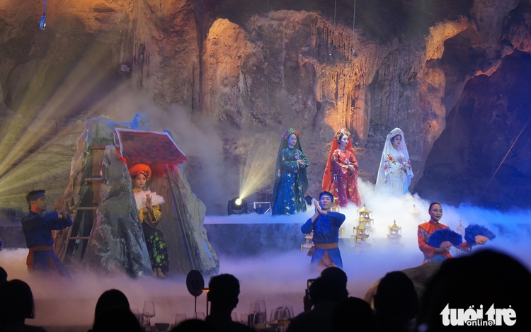 Cultural show brings myth, music to Vietnamese cave