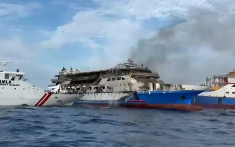 Indonesia ferry fire kills three, more than 500 rescued
