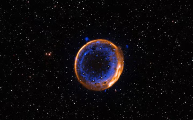 Astronomers get picture of aftermath of a star's double detonation