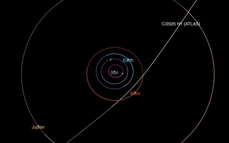 Newly spotted comet is third interstellar object seen in our solar system