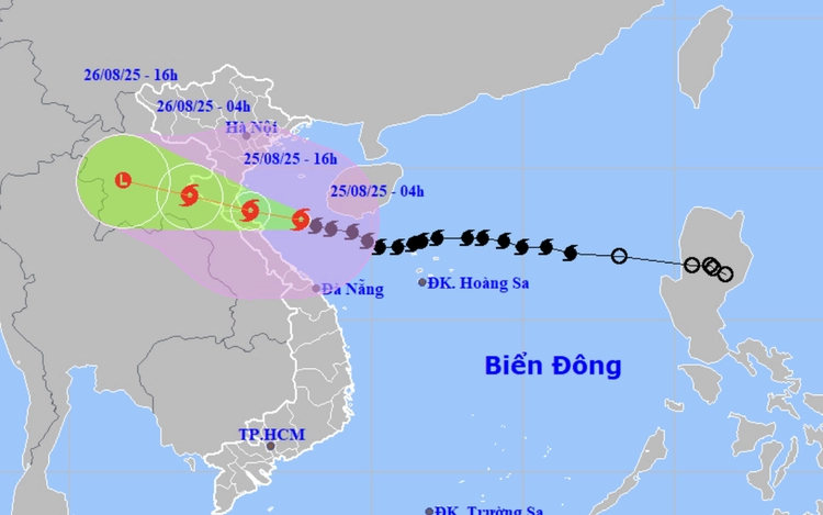 Kajiki nears north-central Vietnam, forecast to hit Thanh Hoa–Quang Tri tonight