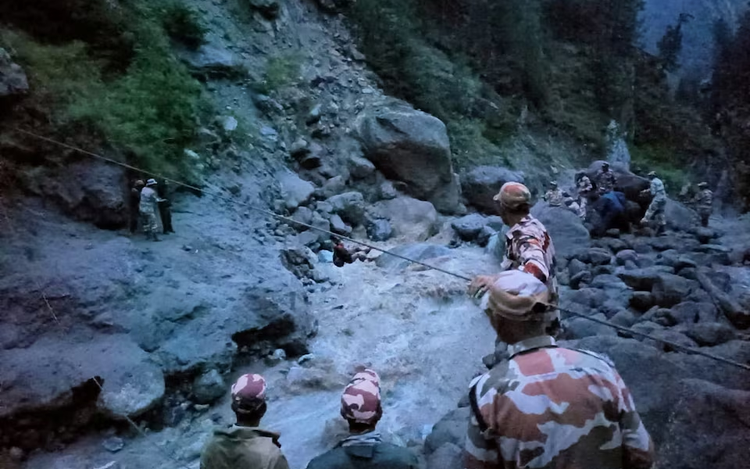 Heavy rains, landslides hamper rescue efforts in northern Indian state, dozens missing