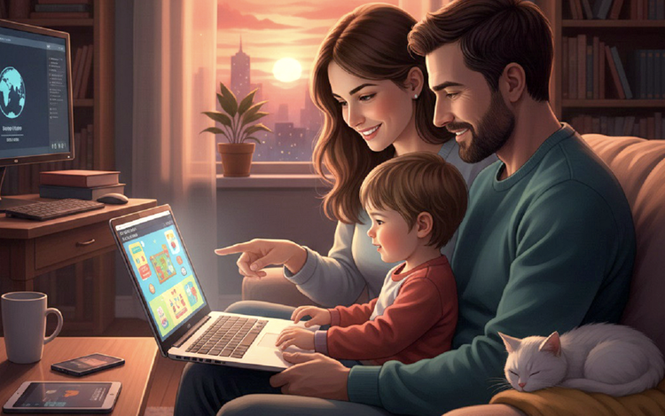 When Vietnamese children go online every day, are parents truly present?