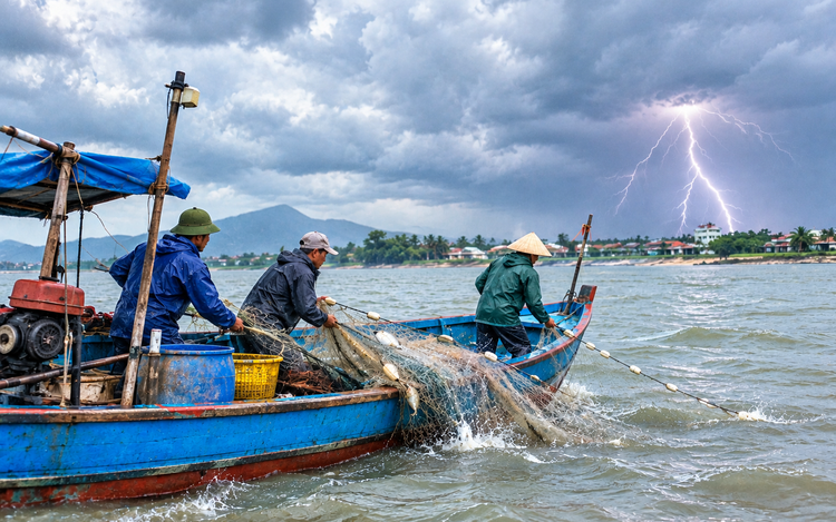 Lightning kills 2 fishermen in 4 days in Vietnam’s Da Nang