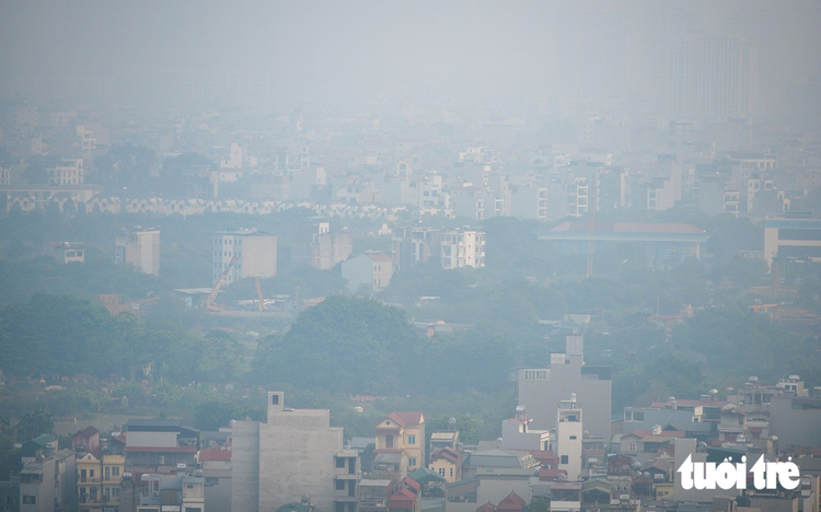 Hanoi air pollution reaches unhealthy level