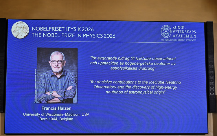 Francis Halzen wins Nobel physics prize for Antarctic 'ghost particle' hunt