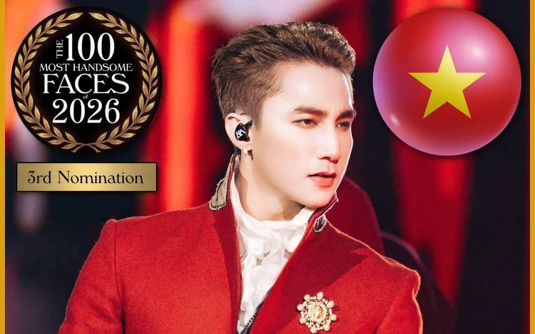Vietnamese singer Son Tung M-TP receives 5th nomination for TC Candler list of world's most handsome faces