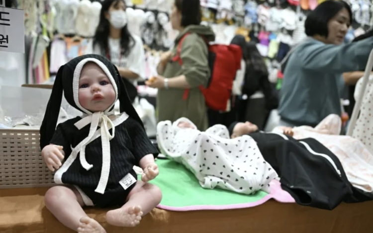 South Korea welcomes rare baby bump as population shrinks