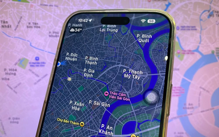 Apple Maps enables searches using both former and current administrative names in Vietnam