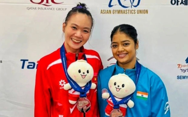 Vietnamese gymnast wins gold medal at world challenge cup