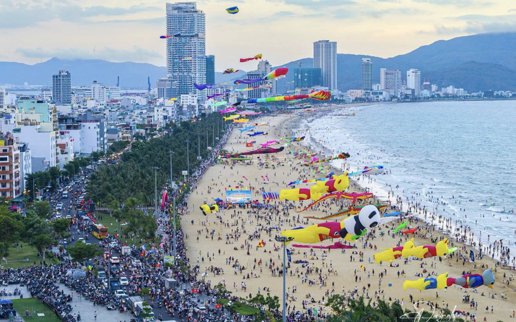 Giant kites fill Quy Nhon sky in south-central Vietnam