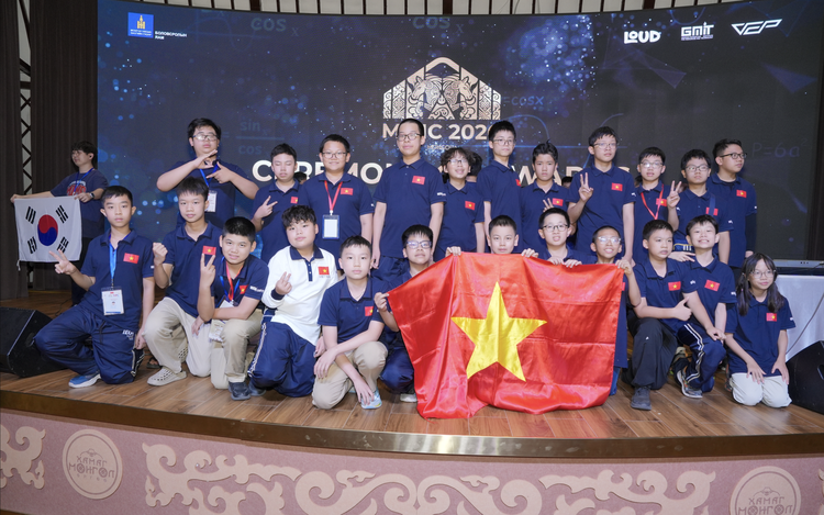Vietnam claims 2 group titles at 2026 Mongolia math competition with strong medal haul