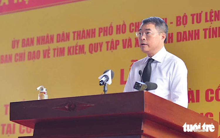 5 sets of war martyrs' remains found at Ho Chi Minh City's Le Thi Rieng Park after 58 years
