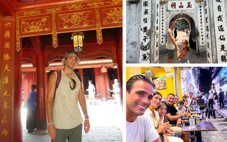 Former Juventus striker explores northern Vietnam