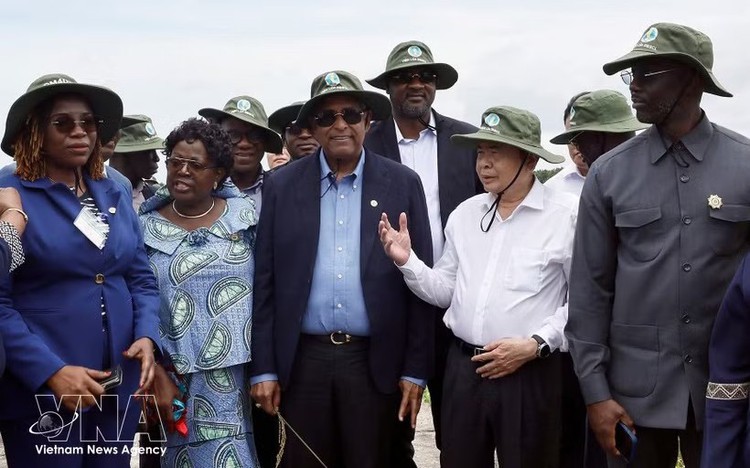 Vietnamese, Ivorian NA Presidents explore agricultural development models in Can Tho