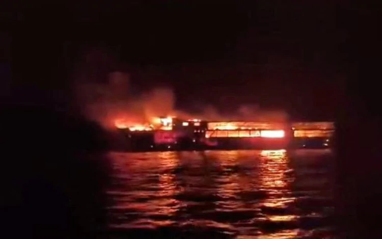 Five dead, more than 80 missing after Philippine ferry fire