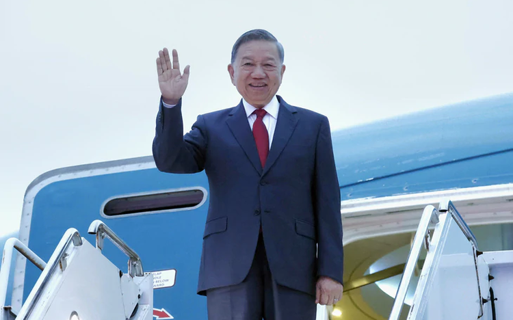 Vietnam’s top leader To Lam arrives in New York for UNGA 81 high-level debate